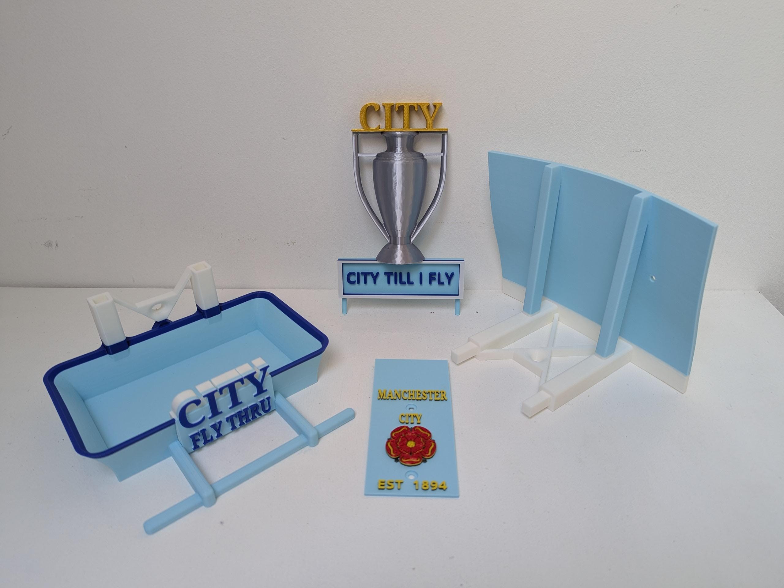 Chaddyverse Manchester City Bird Feeder – Sky Blue Football Fan Gift