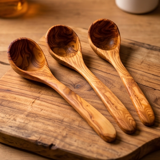 Olive Wood Wooden Ladle, soup server, cooking, kitchen utensils, kitchen,restaurant, handmade, gift, gift for chef, decor
