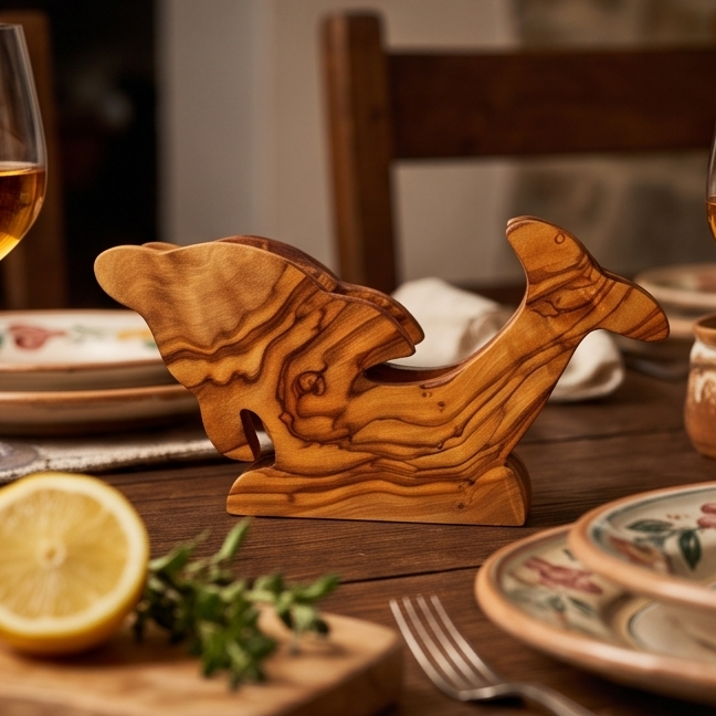 Olive Wood Napkin Holder | Various Shapes