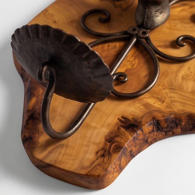 Wall Mounted Stag Candle Holder