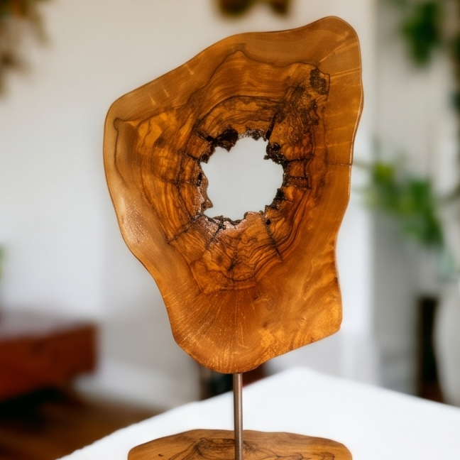 Olive Wood Unique Decorative Sculpture, home decor, decoration