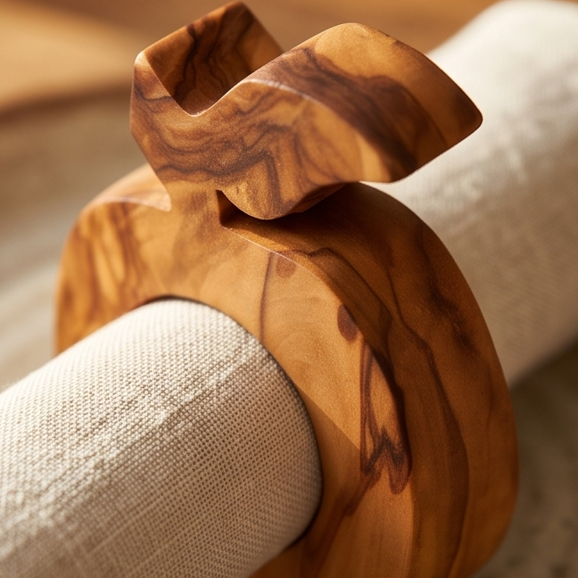 Olive Wood Napkin Holder | Various Shapes