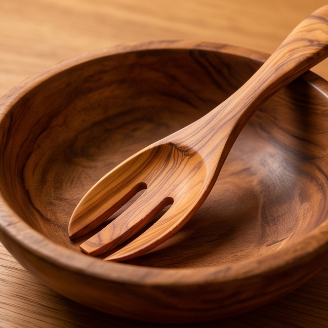 Olive Wood Cutlery 25 cm