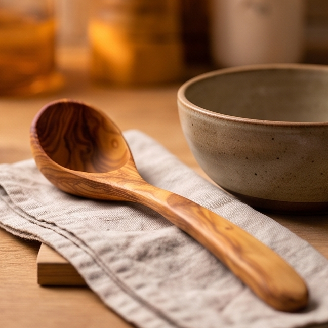 Olive Wood Wooden Ladle, soup server, cooking, kitchen utensils, kitchen,restaurant, handmade, gift, gift for chef, decor