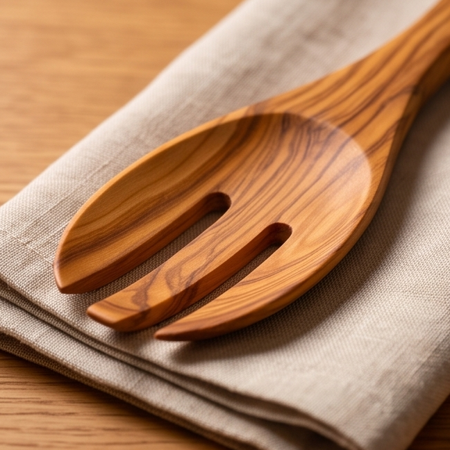 Olive Wood Cutlery 25 cm