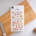 LuLuFun Studio Suatelier Food Trip #7 Sticker Sheet for Journaling