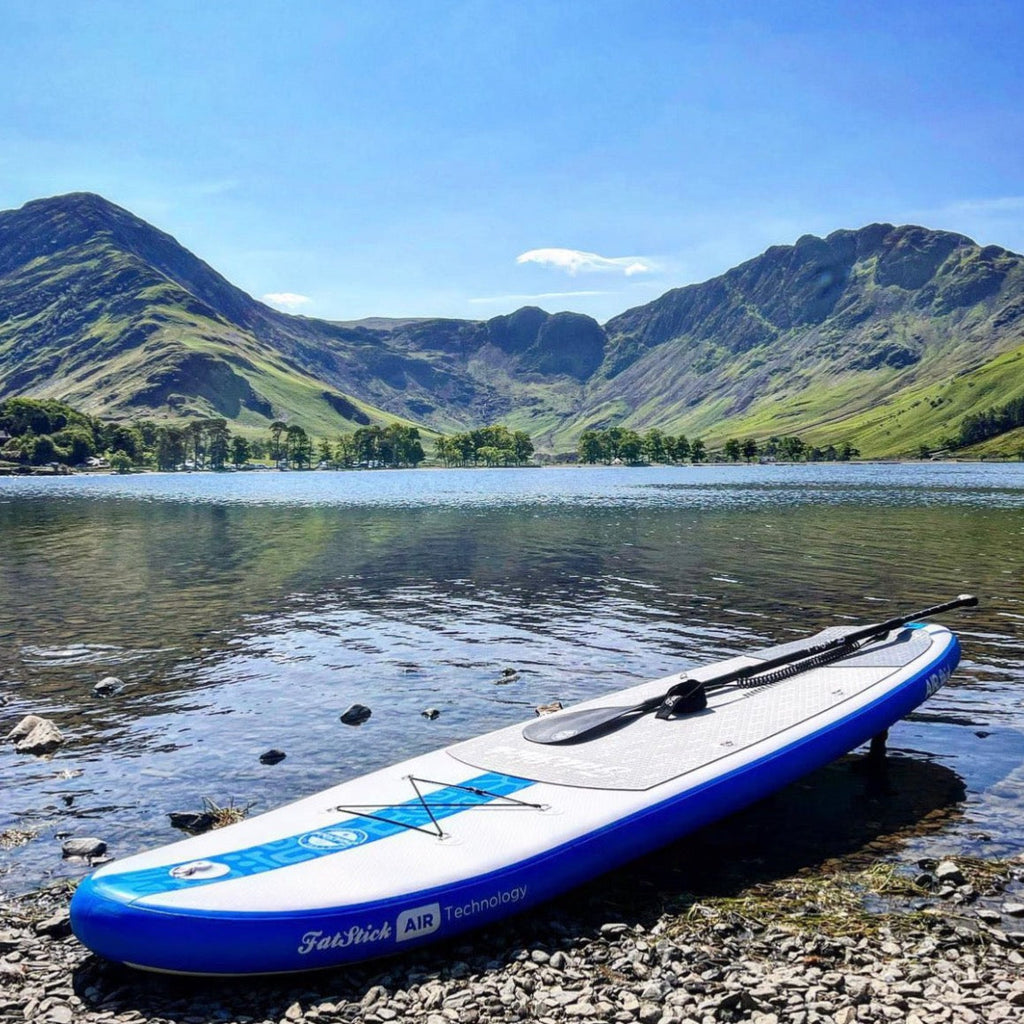 FatStick AirStick 10'6 Inflatable Paddle Board & Kayak Hybrid with Seat