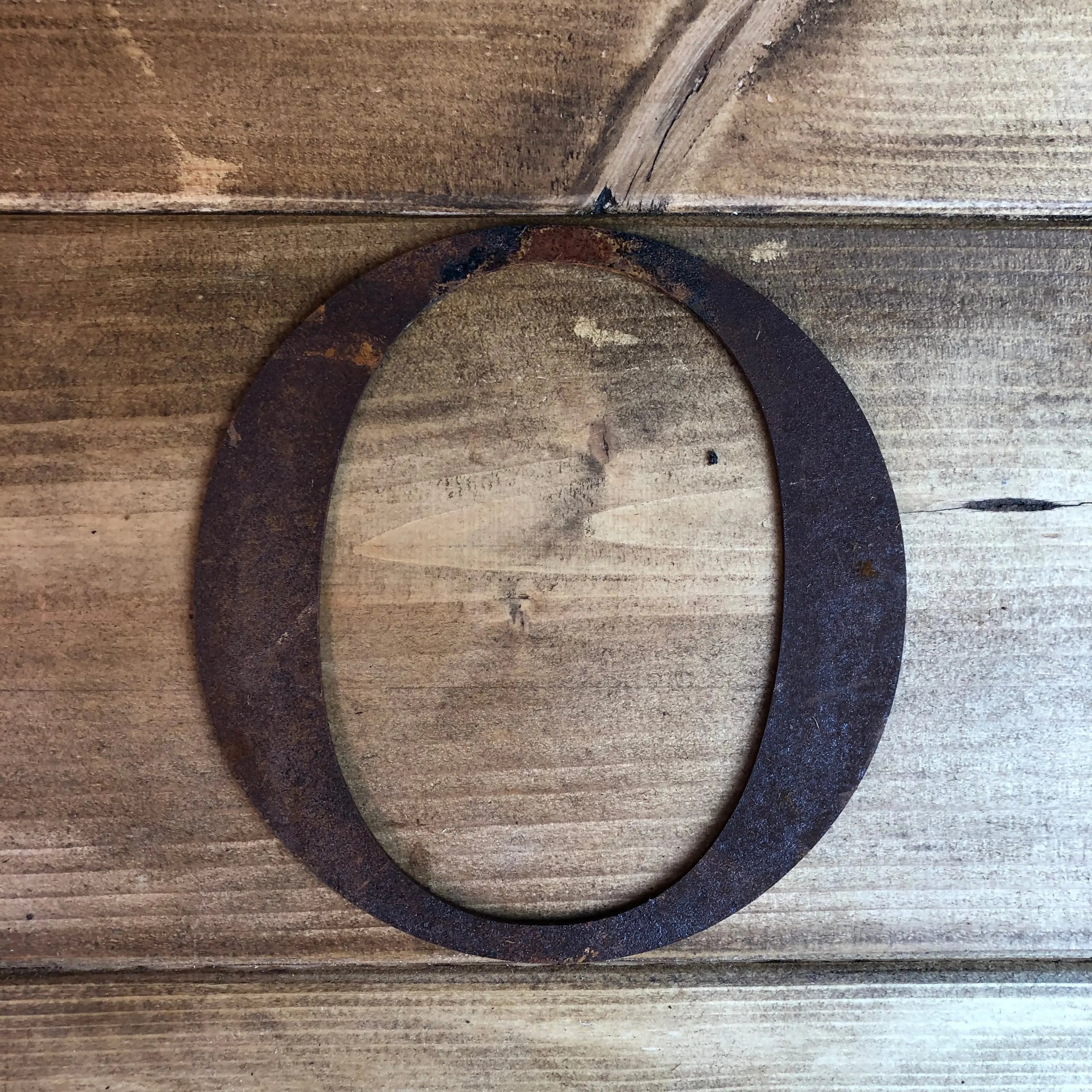 Rustic Metal Alphabet Letters & Numbers – 5 Inch Steel Wall Art by RWN