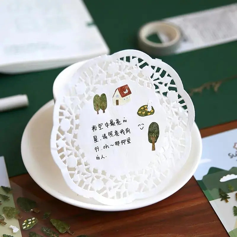 Suatelier Forest Botanical Stickers - Nature Decals for Journaling