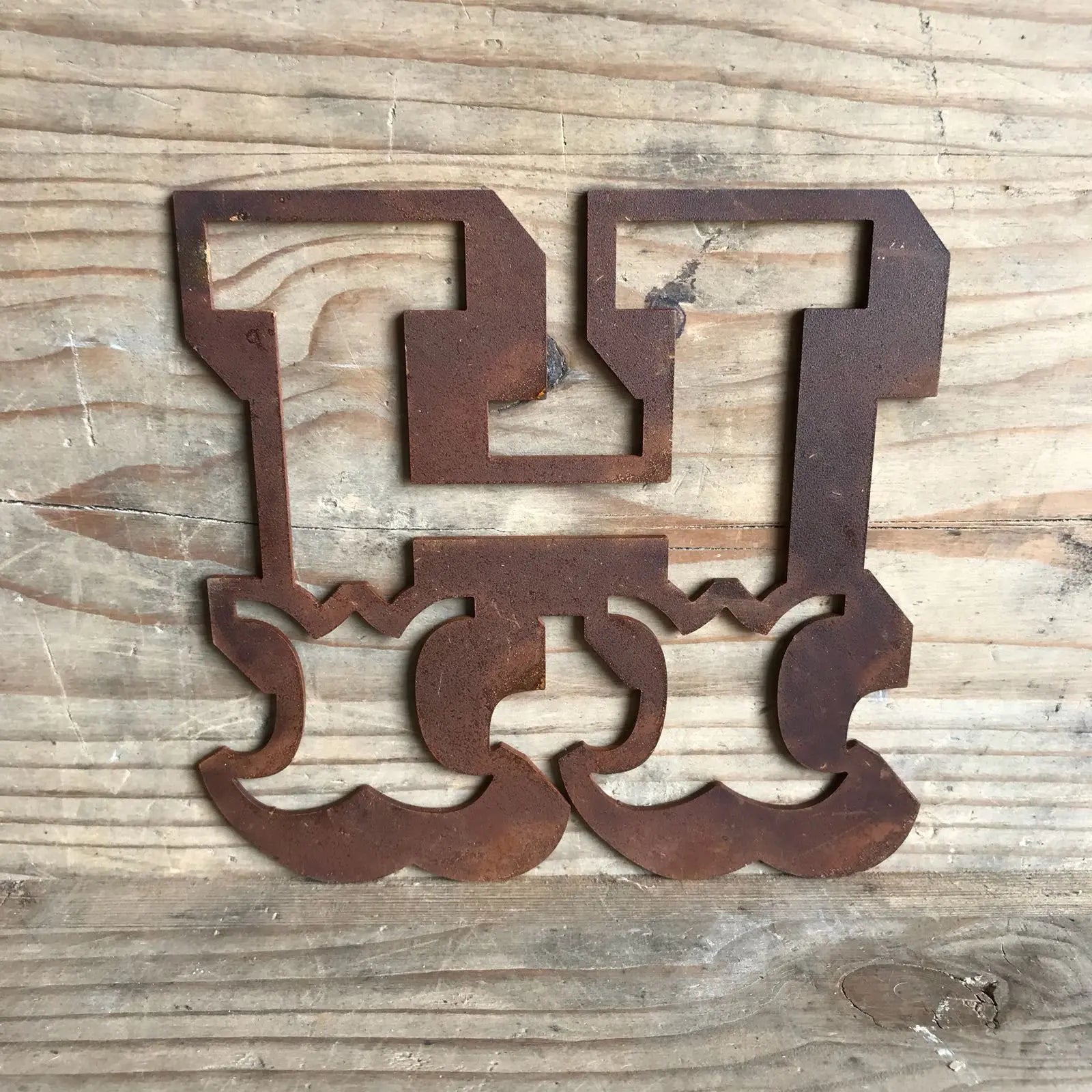 Rustic Metal Carnival Letters – 5 Inch Steel Wall Decor | Rustic Warehouse