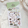 Suatelier Village Decorative Stickers for Journaling and Scrapbooking