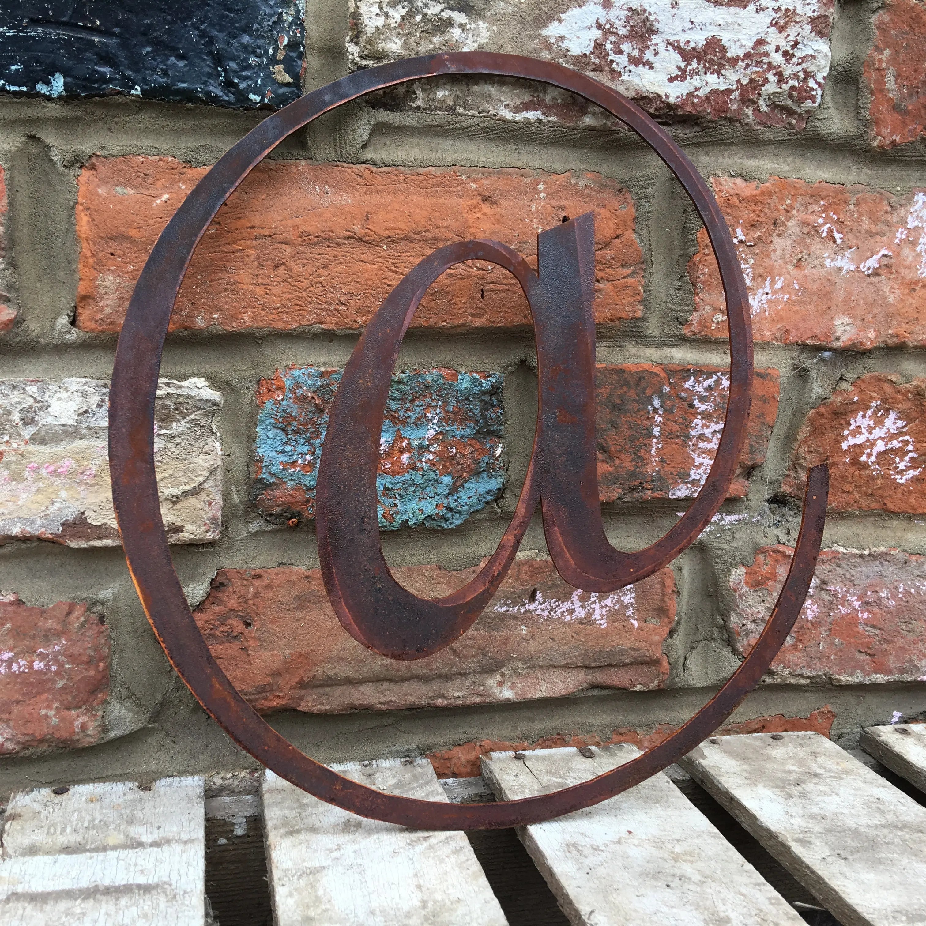 Rustic Metal Letters & Numbers | 5" or 12" Steel Signs by Rustic Warehouse