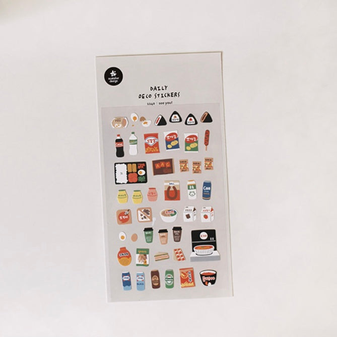 LuLuFun Studio See You! Decorative Stickers for Journaling - 1 Sheet