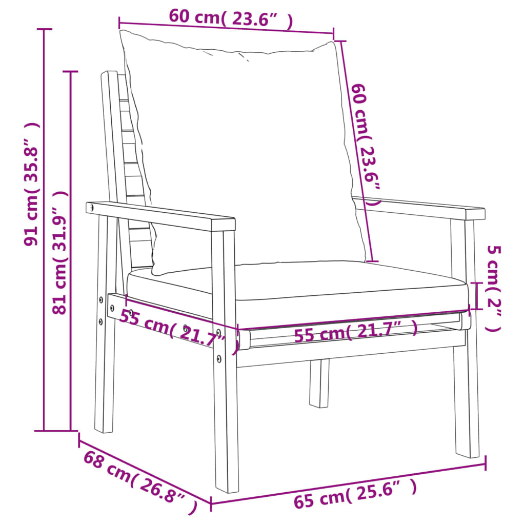 Finnek Acacia Wood - 100cm
