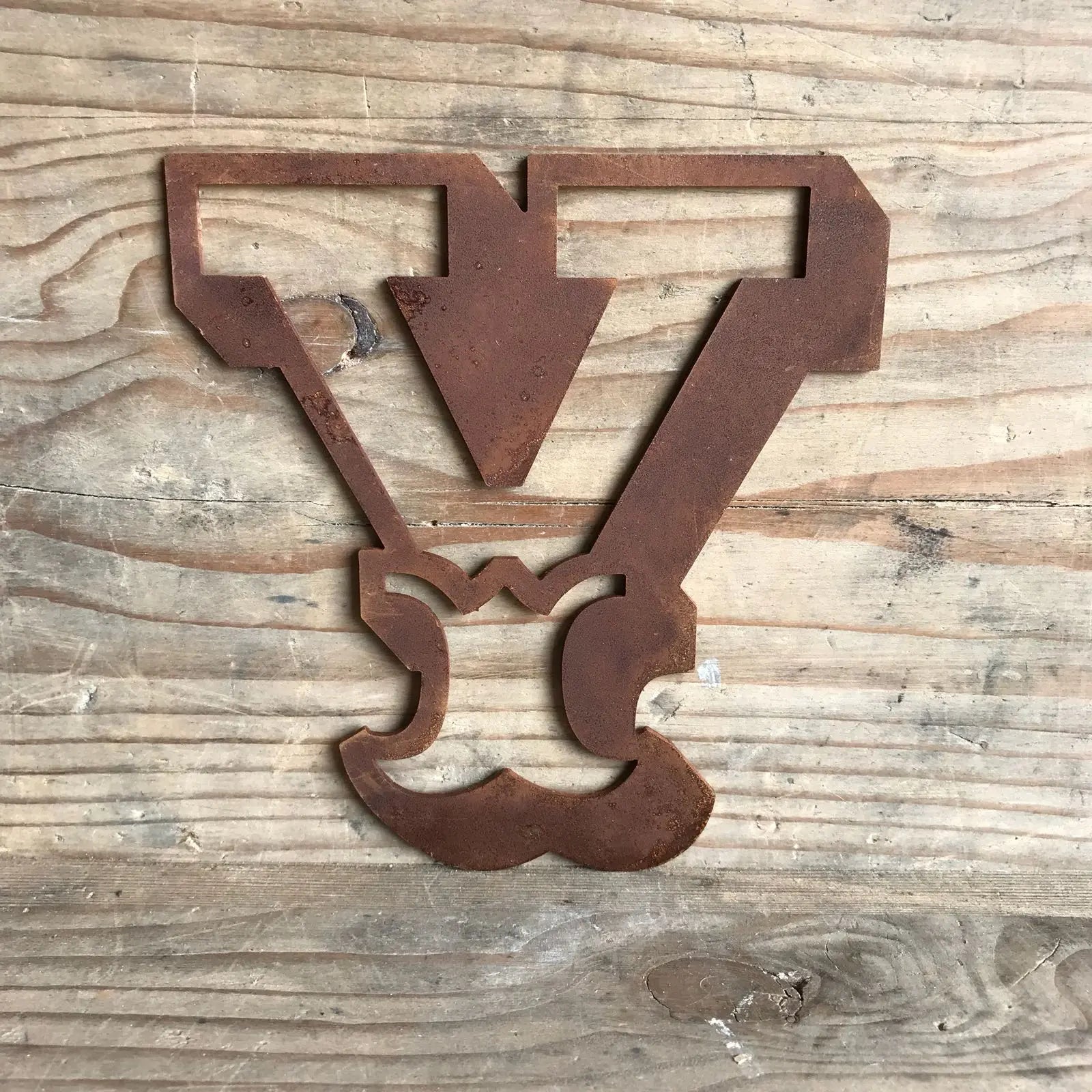 Rustic Metal Carnival Letters – 5 Inch Steel Wall Decor | Rustic Warehouse