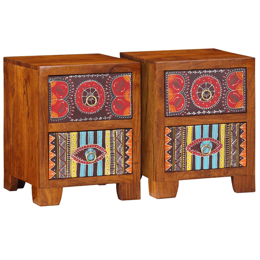 Tenvik Acacia Wood - 35cm Set of two