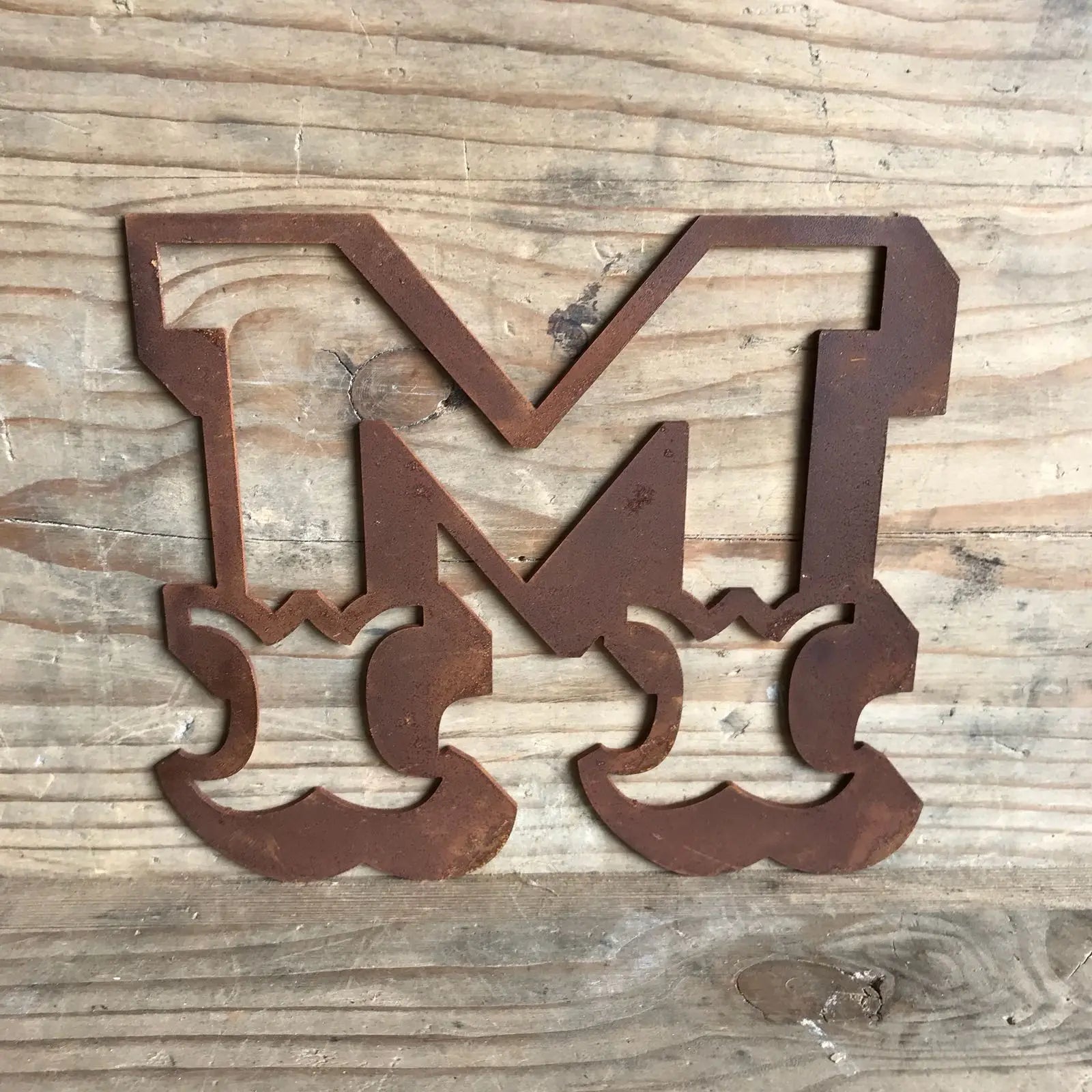 Rustic Metal Carnival Letters – 5 Inch Steel Wall Decor | Rustic Warehouse