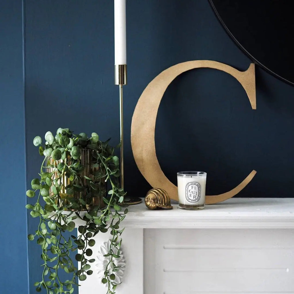 Rustic Distressed Gold Metal Letters | Classic Steel Wall Signage by RWN