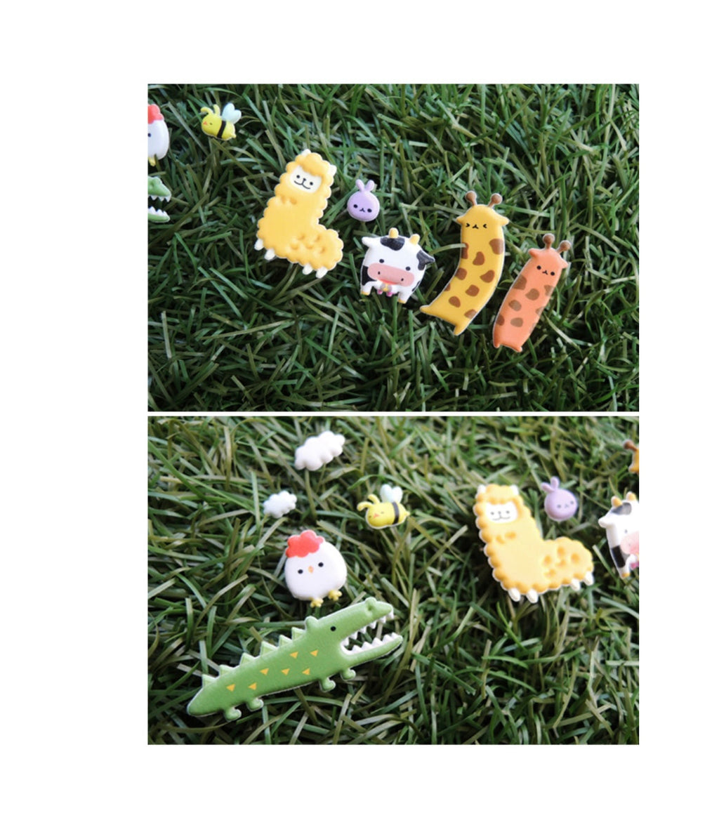 Suatelier Animal Farm Cute Decorative Stickers for Scrapbooking