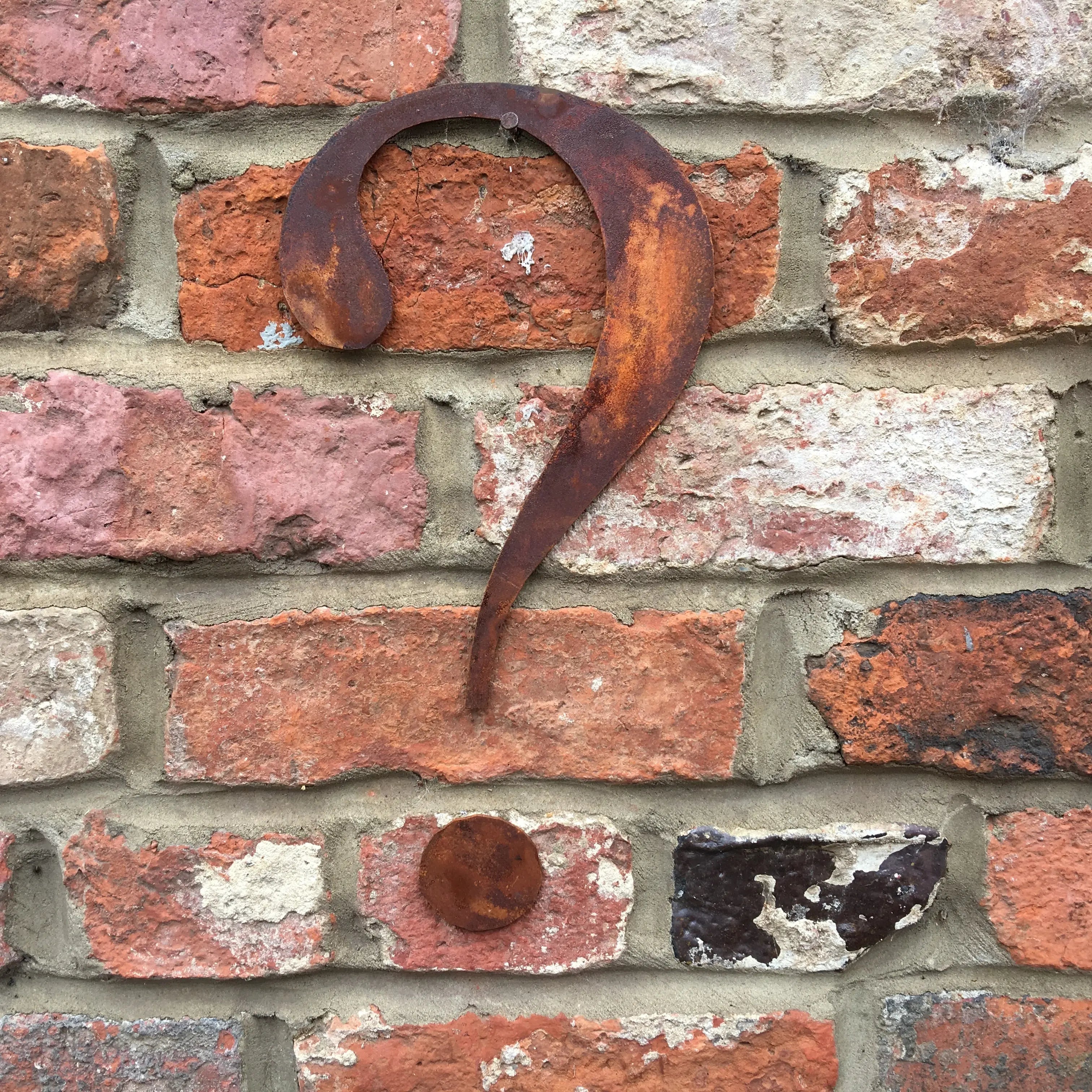 Rustic Metal Letters & Numbers | 5" or 12" Steel Signs by Rustic Warehouse