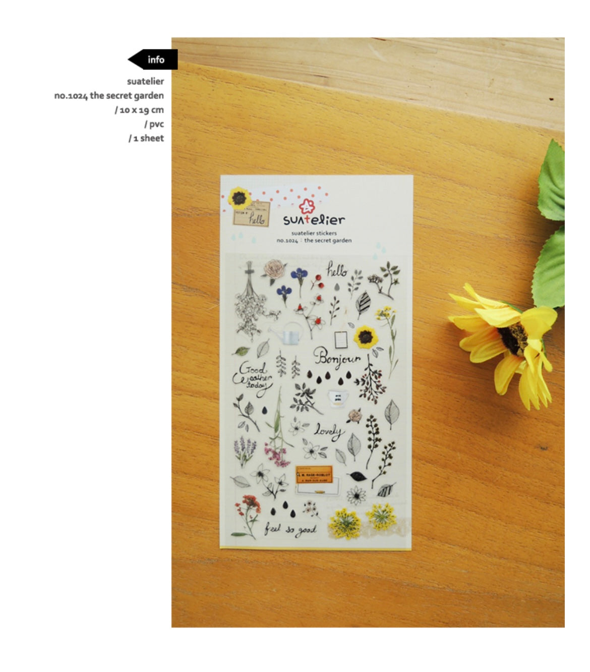 Botanical Stickers by LuLuFun Studio | Floral Journaling Decals