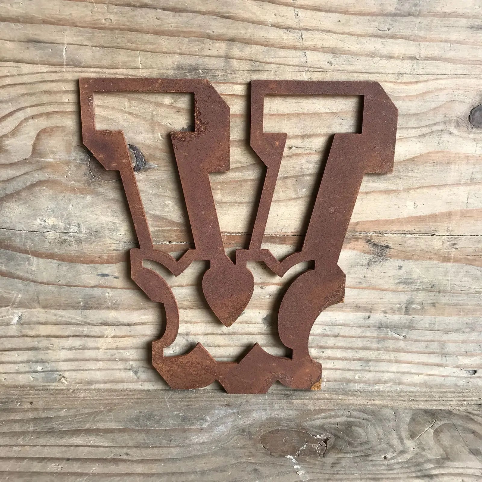 Rustic Metal Carnival Letters – 5 Inch Steel Wall Decor | Rustic Warehouse