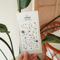 Suatelier Deco Drawing Sticker Sheet for Journaling and Scrapbooking