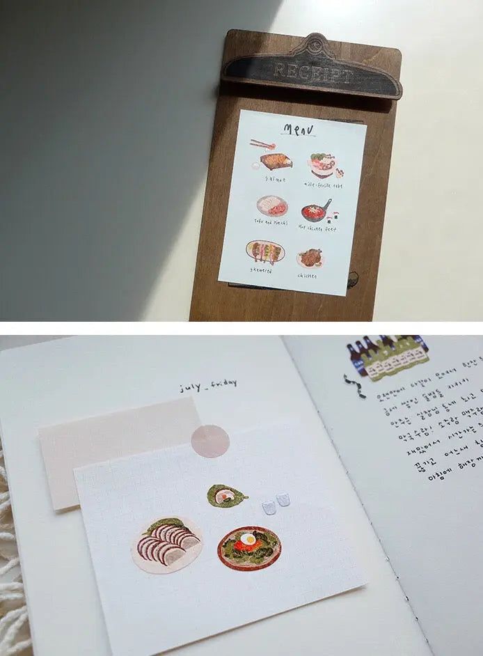 Food Trip#3 Decorative Food Stickers by LuLuFun Studio - 1 Sheet