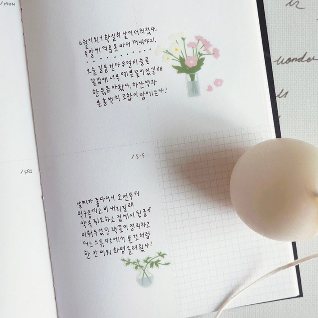 Suatelier Fleur Floral Stickers for Journaling and Scrapbooking