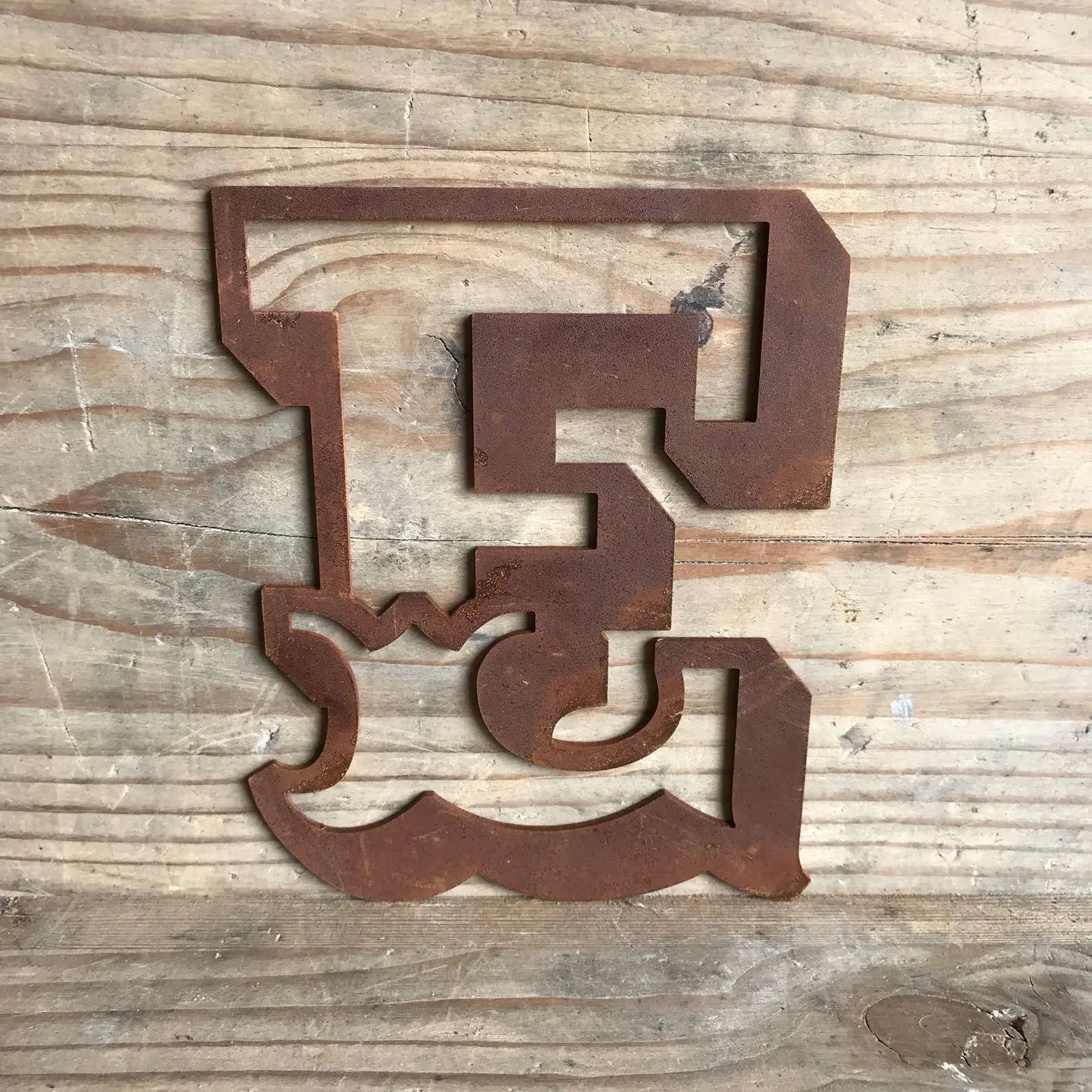 Rustic Metal Carnival Letters – 5 Inch Steel Wall Decor | Rustic Warehouse
