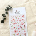 Water Blossom Floral Stickers for Journaling by LuLuFun Studio – 1 Sheet