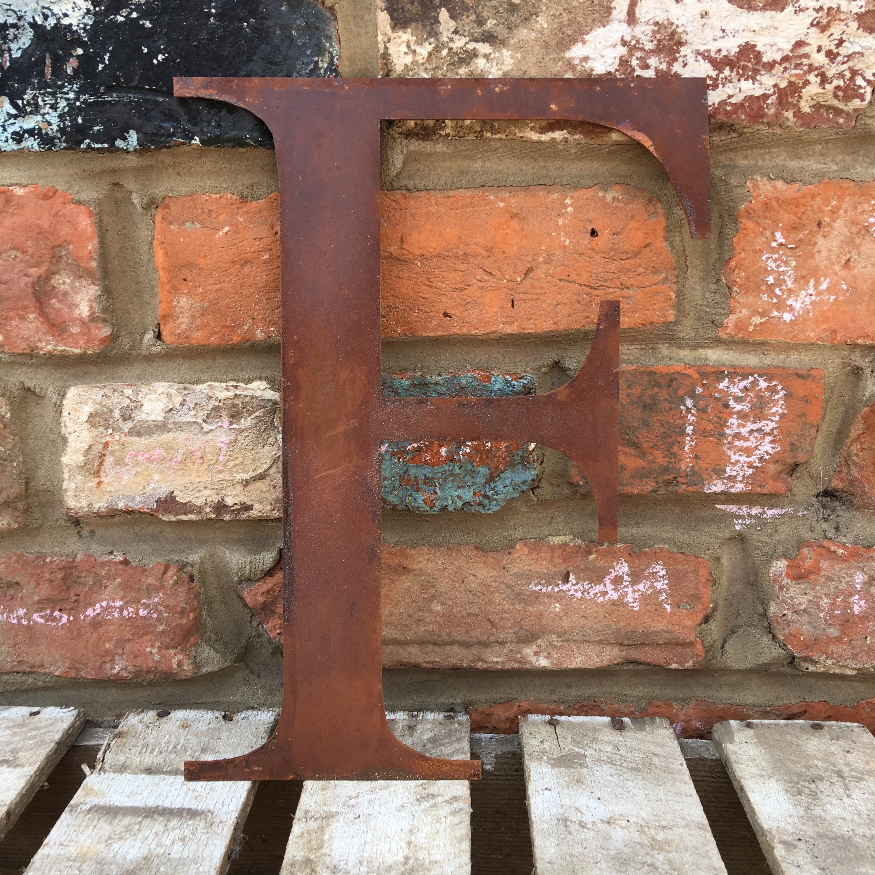 Rustic Metal Letters & Numbers | 5" or 12" Steel Signs by Rustic Warehouse