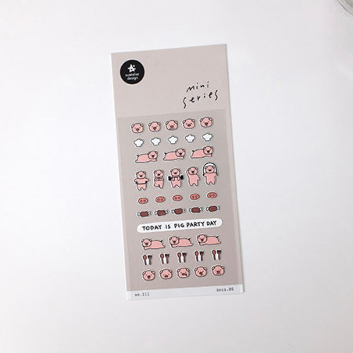 Suatelier Deco.06 Decorative Sticker Sheet for Journaling by LuLuFun