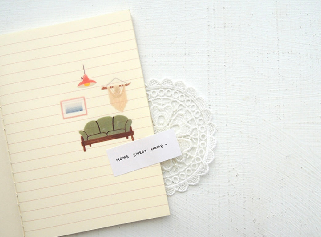 Suatelier Home Sweet Home Decorative Stickers for Scrapbooking - 1 Sheet