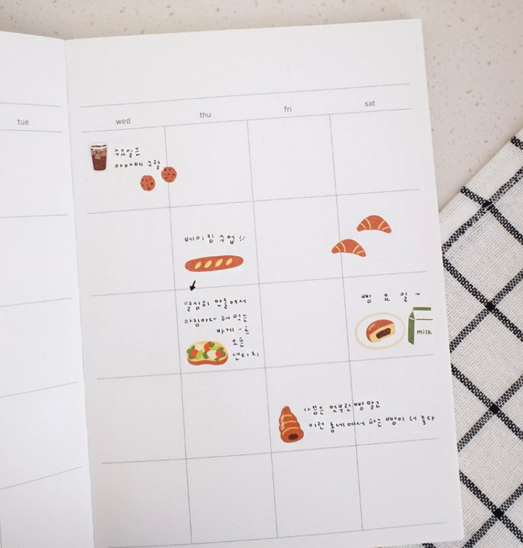 LuLuFun Studio Suatelier Food Trip #7 Sticker Sheet for Journaling