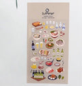 Food Trip#3 Decorative Food Stickers by LuLuFun Studio - 1 Sheet