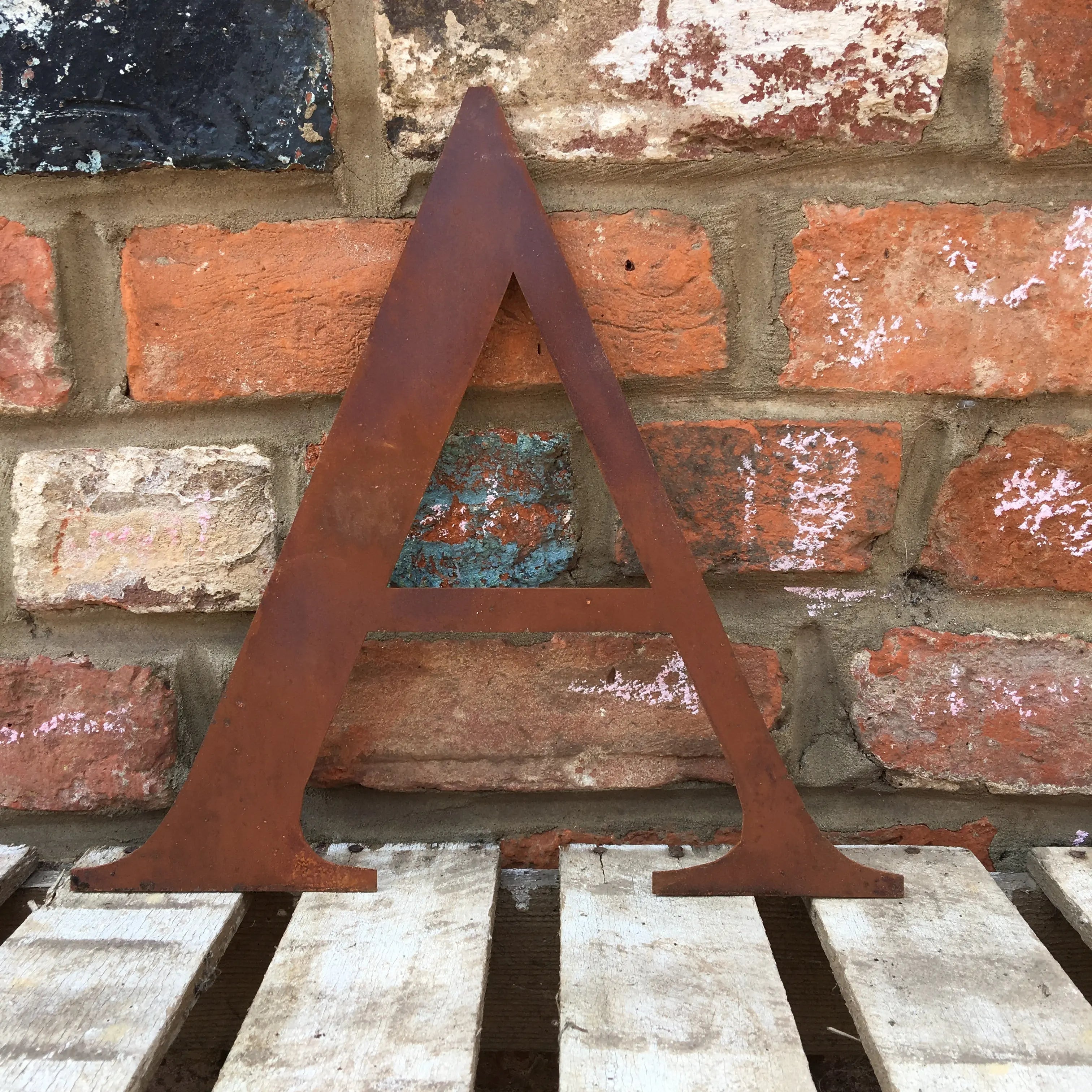 Rustic Metal Letters & Numbers | 5" or 12" Steel Signs by Rustic Warehouse