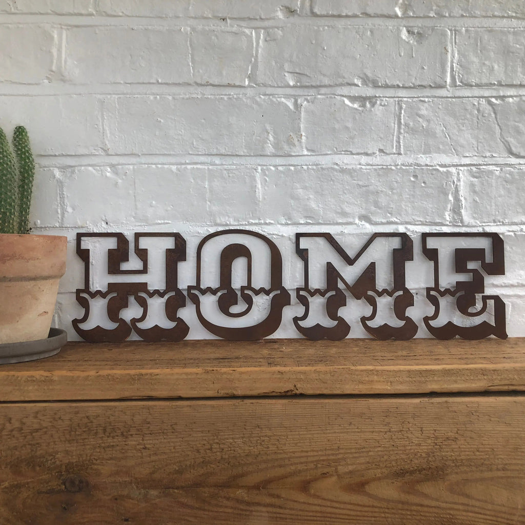 Rustic Metal Carnival Letters – 5 Inch Steel Wall Decor | Rustic Warehouse