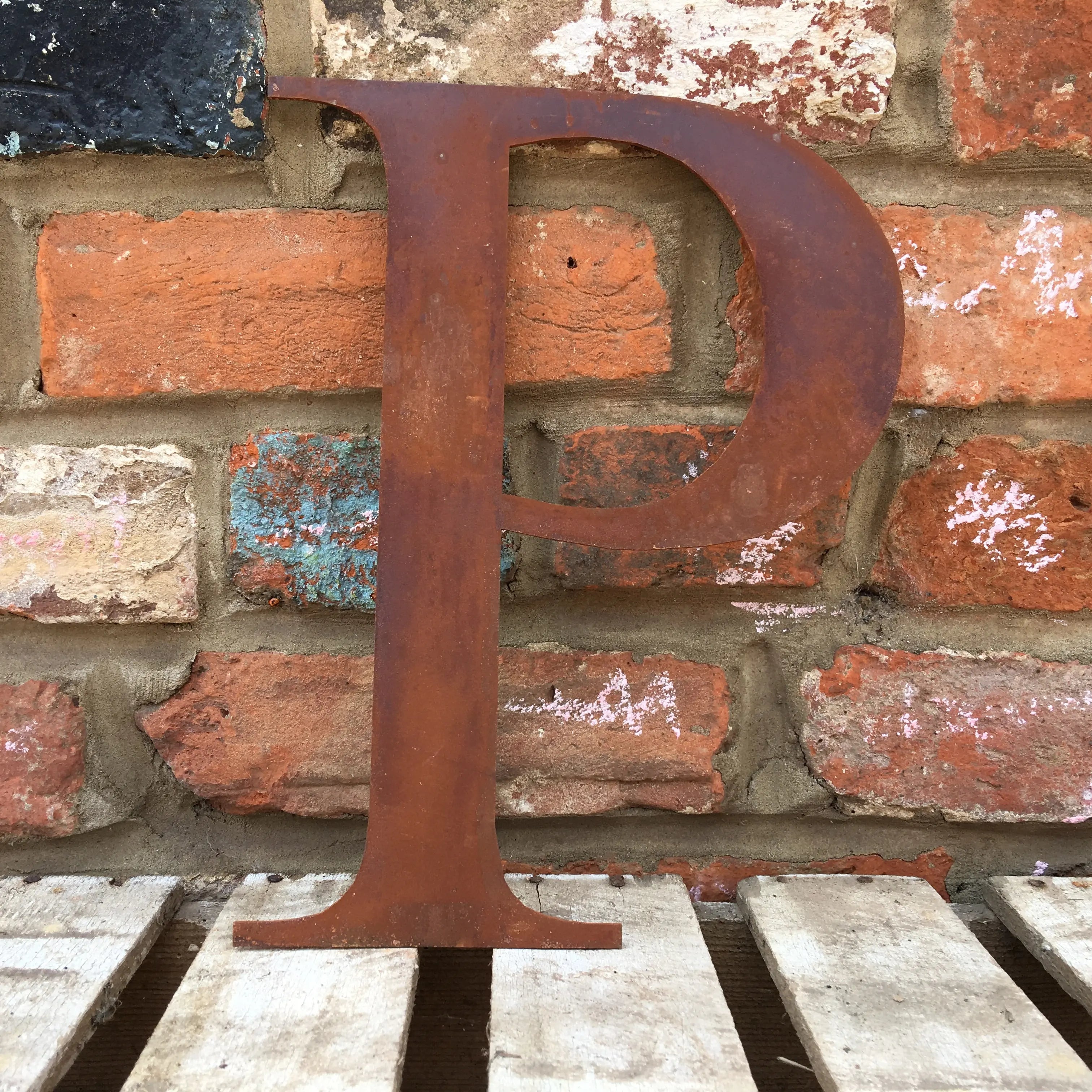 Rustic Metal Letters & Numbers | 5" or 12" Steel Signs by Rustic Warehouse