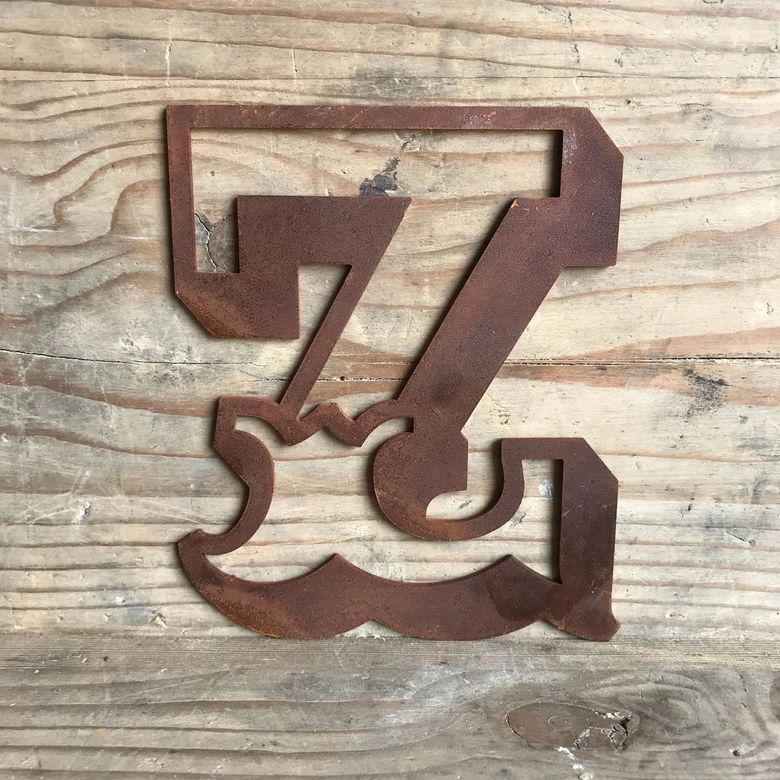 Rustic Metal Carnival Letters – 5 Inch Steel Wall Decor | Rustic Warehouse