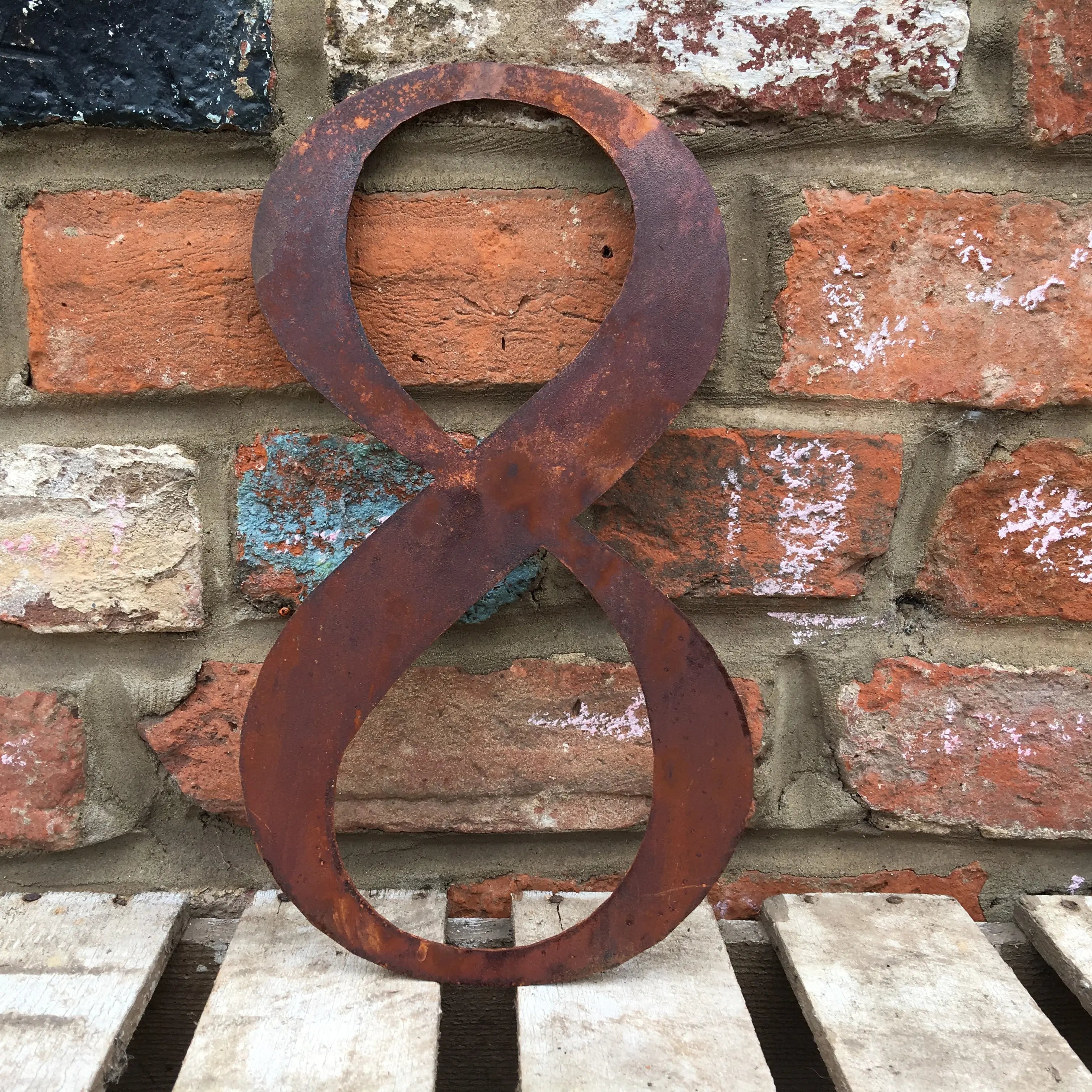 Rustic Metal Letters & Numbers | 5" or 12" Steel Signs by Rustic Warehouse