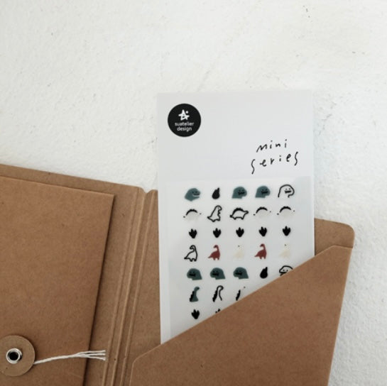 Dinosaur Stickers by Suatelier | Cute Decorative Planner Decals
