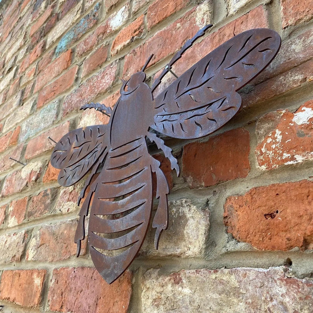 Rustic Warehouse Norfolk Large Metal Bee Wall Art – 2mm Steel Plaque