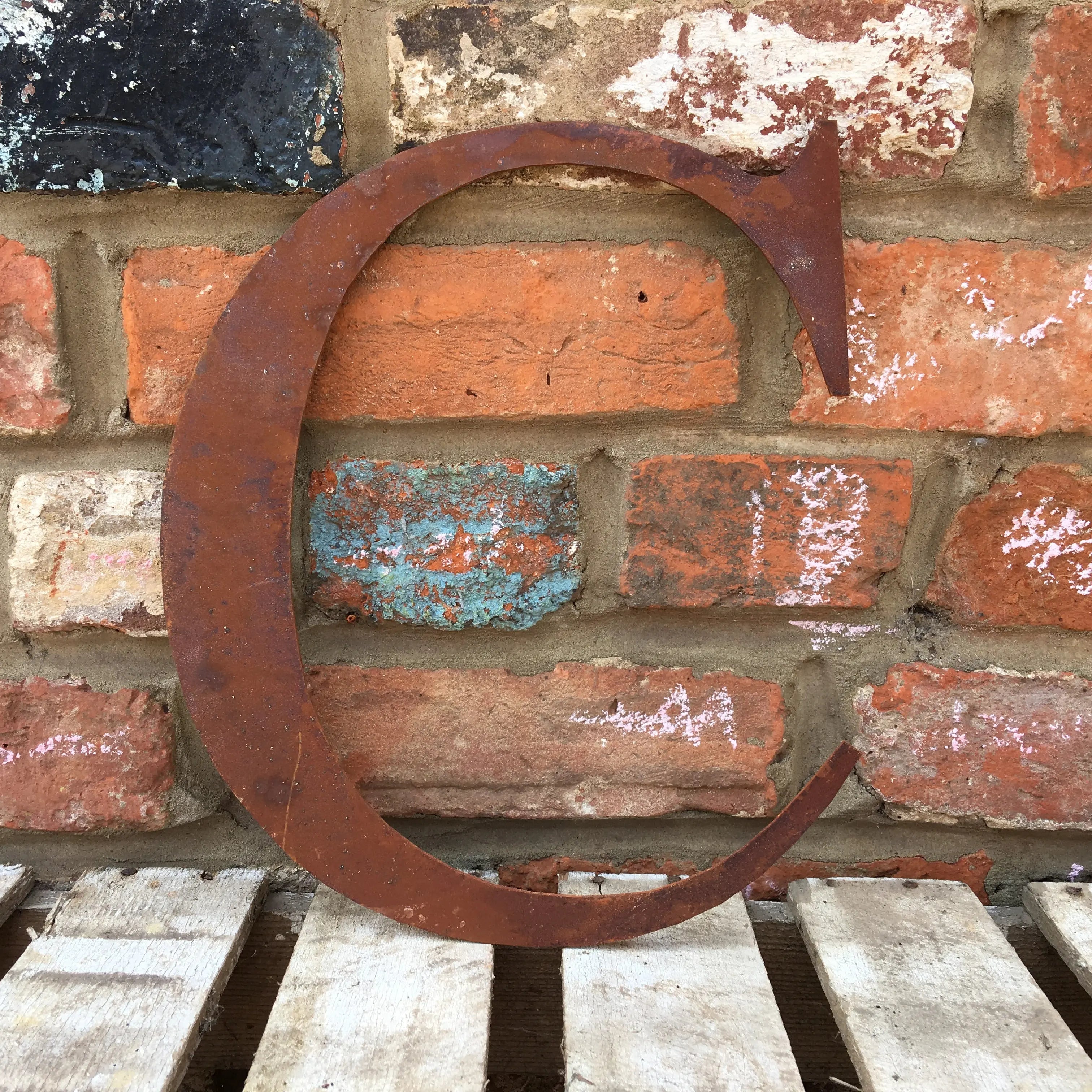 Rustic Metal Letters & Numbers | 5" or 12" Steel Signs by Rustic Warehouse