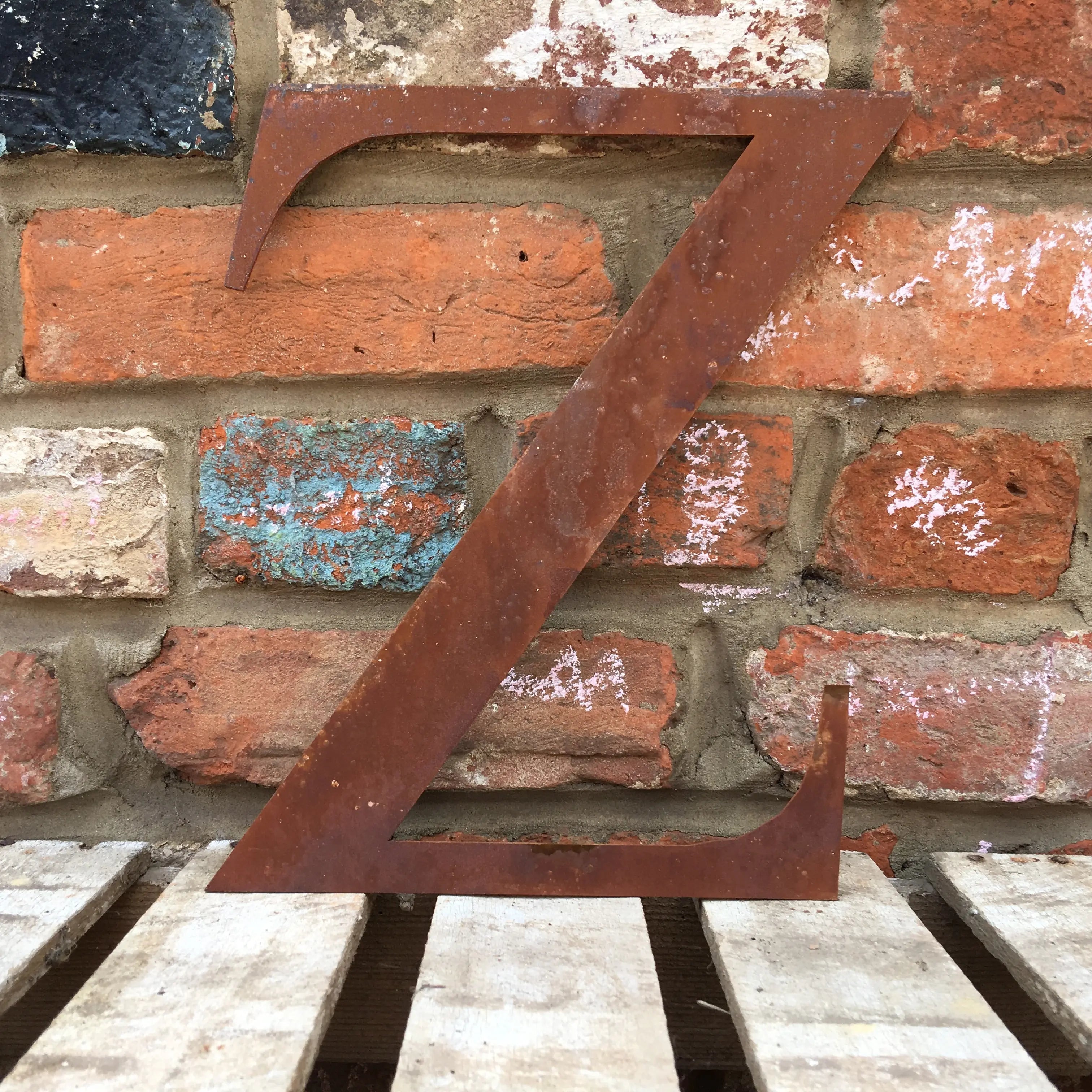 Rustic Metal Letters & Numbers | 5" or 12" Steel Signs by Rustic Warehouse