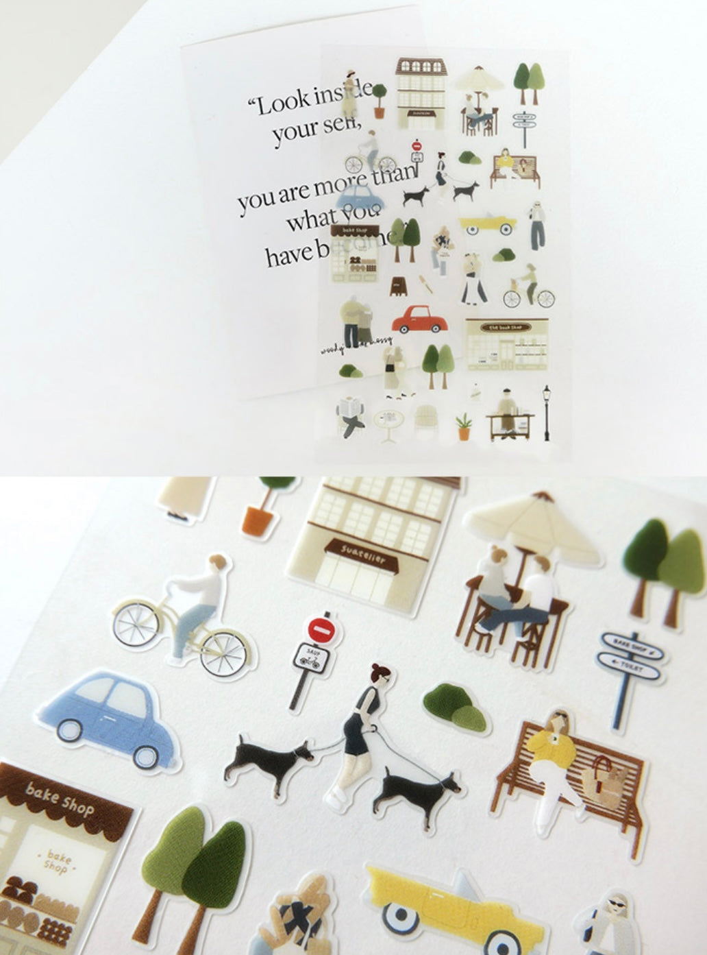 Suatelier Slow Day Decorative Stickers for Journaling and Planners