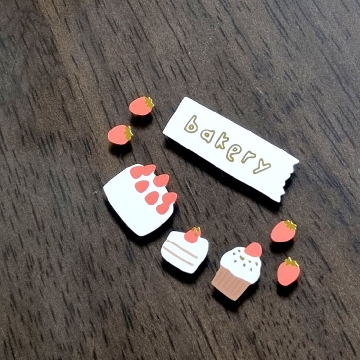 Bonito Bakery Korean Stickers - Whimsical Journaling & Planner Decals
