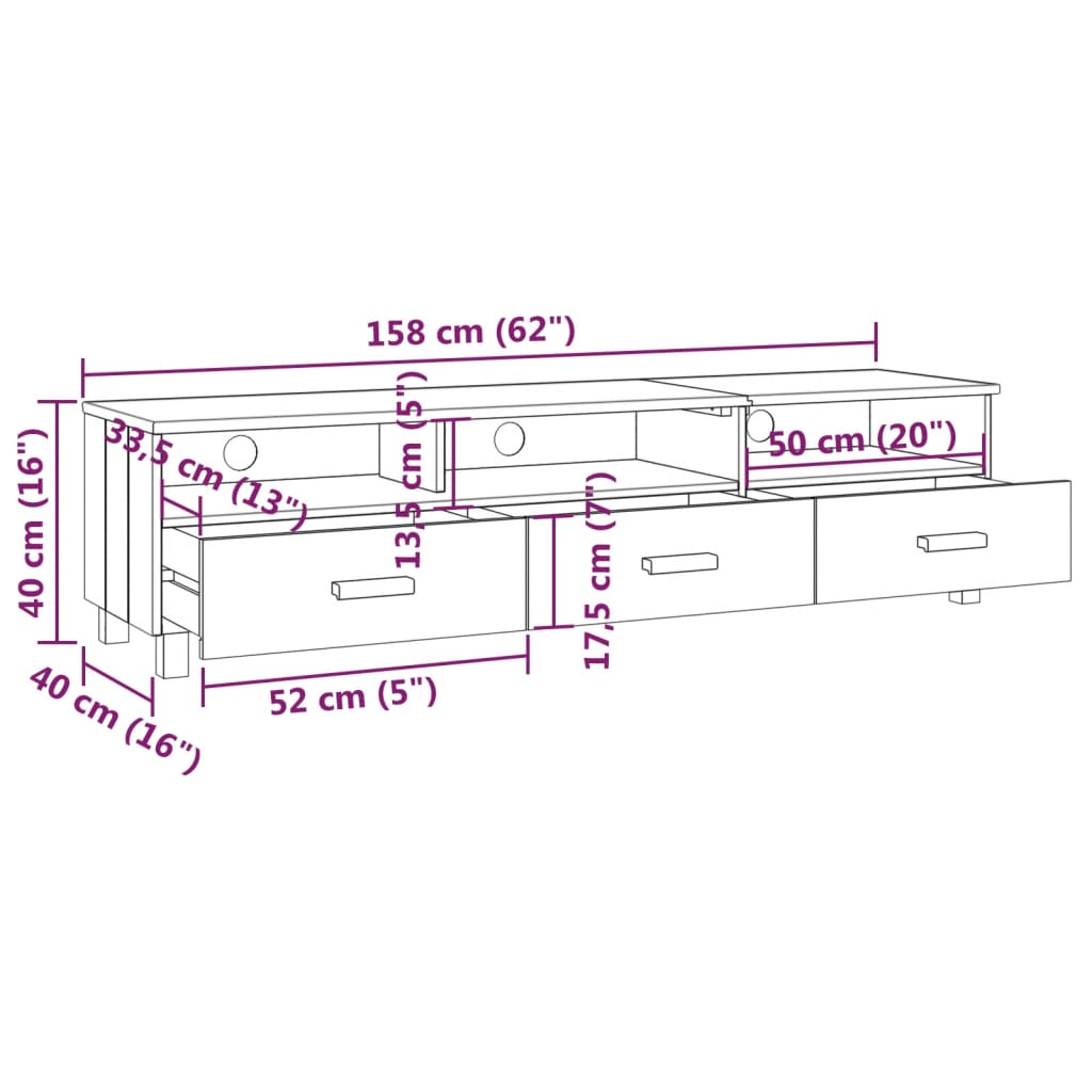 Hamar Pinewood - 158cm
