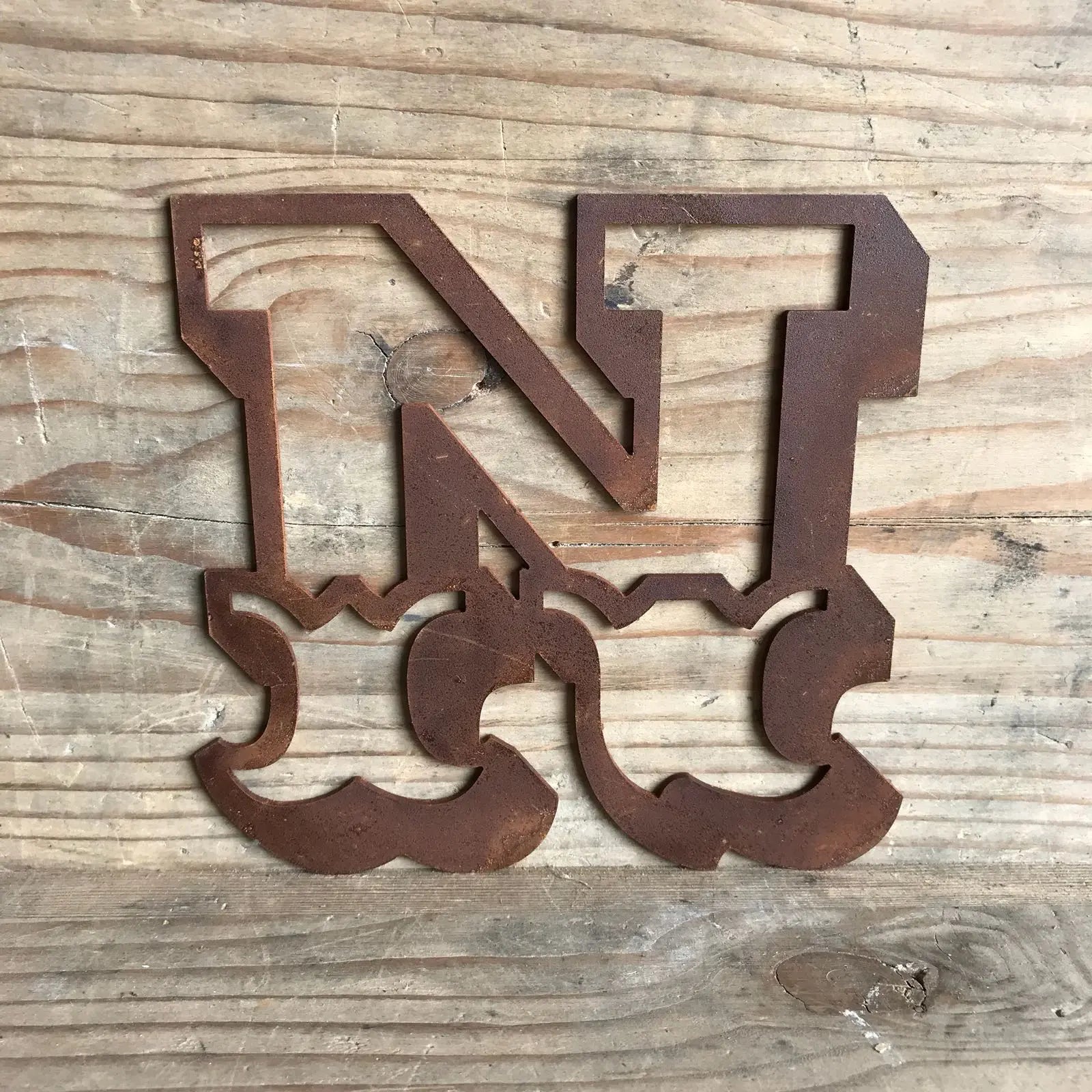 Rustic Metal Carnival Letters – 5 Inch Steel Wall Decor | Rustic Warehouse