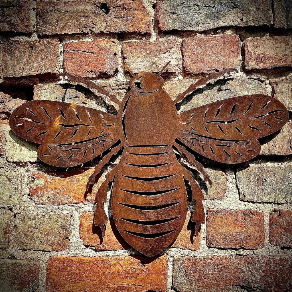 Rustic Warehouse Norfolk Large Metal Bee Wall Art – 2mm Steel Plaque